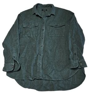Madewell Green Button Down Shirt